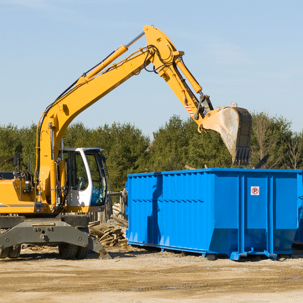 are there any restrictions on where a residential dumpster can be placed in Cisco GA